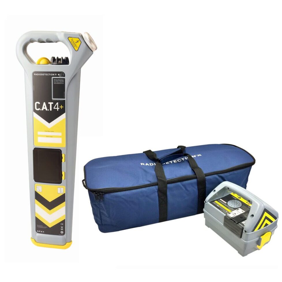 Radiodetection CAT4+ and Genny4 signal generator with soft carry bag